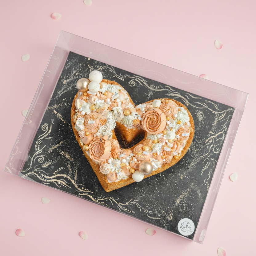 Heart Cake – Light Pink