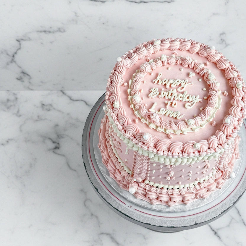 Vintage Style Cake